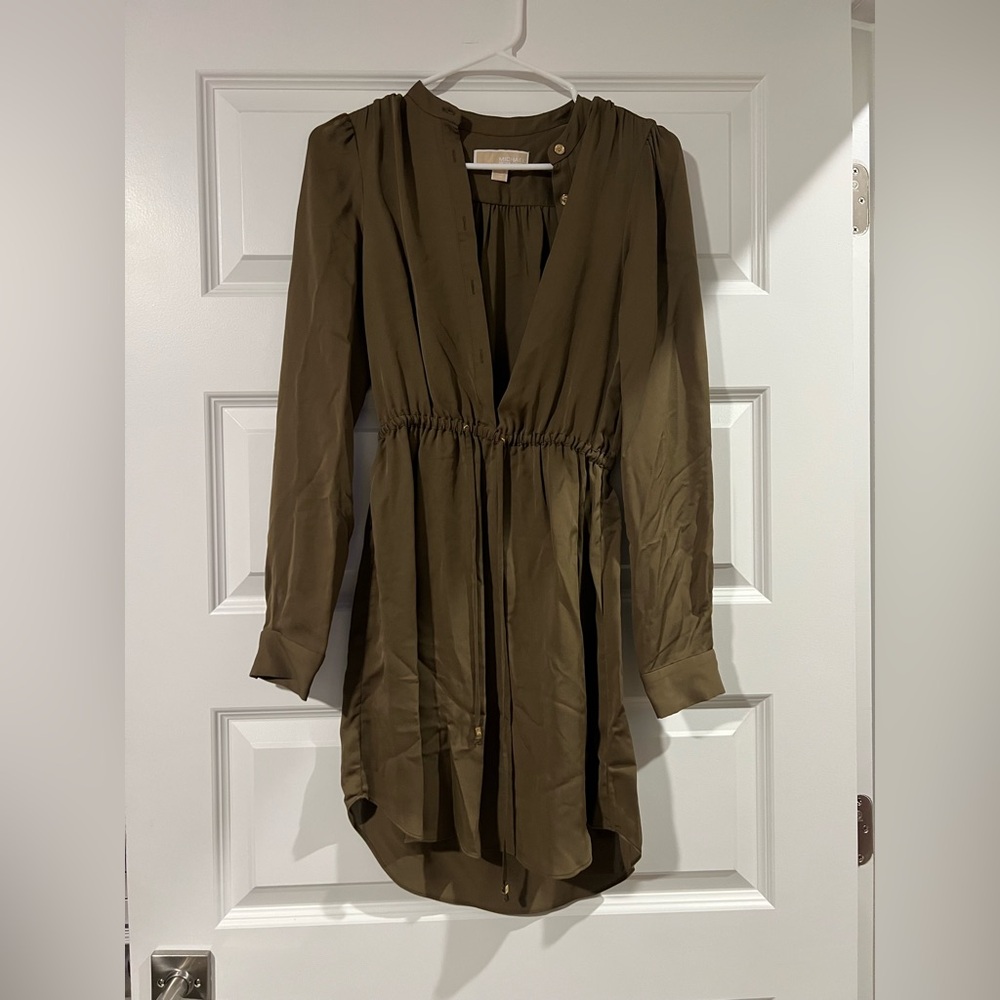Michael Kors Olive Green Dress